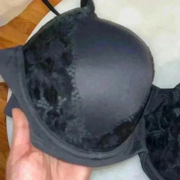 Soma Embraceable Perfect Coverage bra black lace sz 40C - Picture 3 of 5